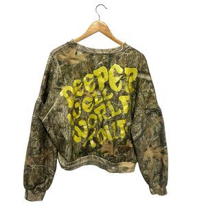 Kacey Musgraves Camo Crewneck Sweater Sz XL Official Merch Deeper Well 2024 Tour